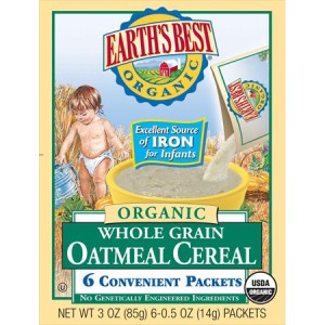 Earth's best hot sale organic infant cereal