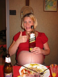 Women want to home birth so they can drink whiskey!