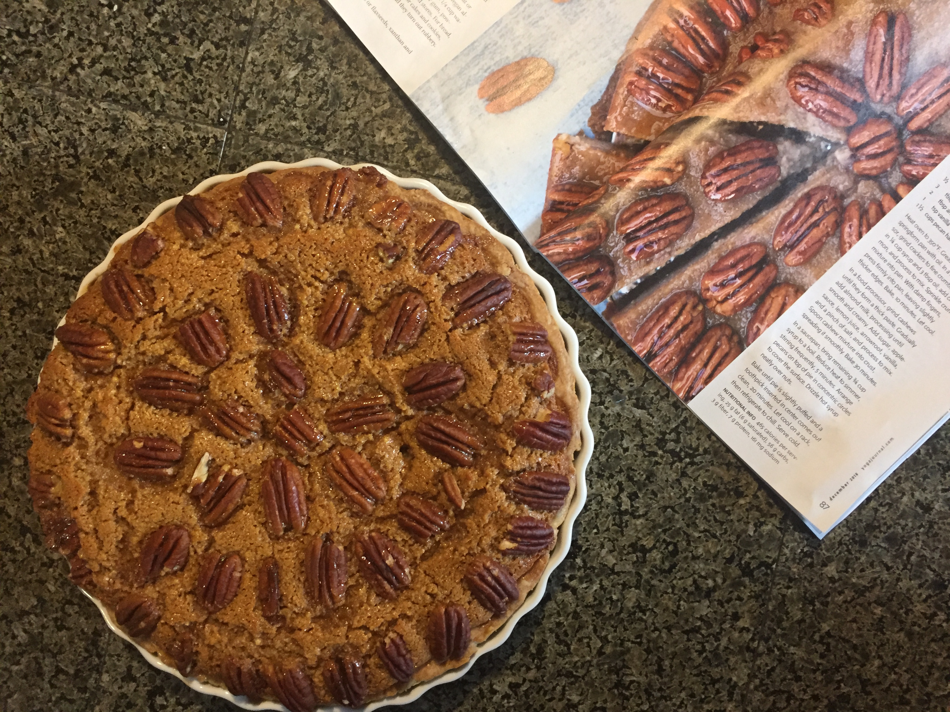 vegan pecan pie